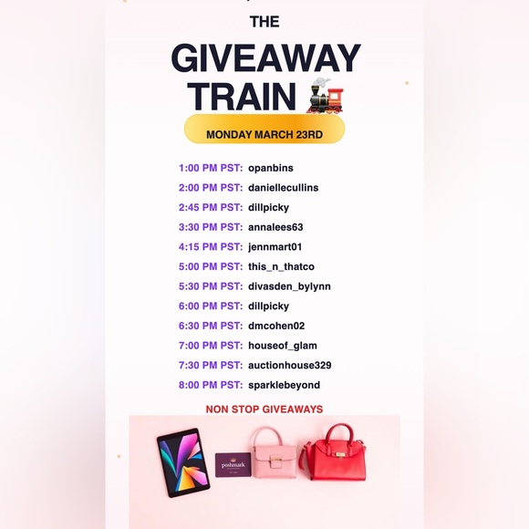 Other - The GIVEAWAY Raid Train | Monday March 23rd | 1:00PM PST